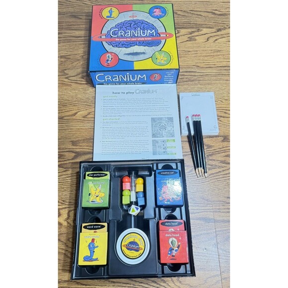 Cranium The Game 4 Your Whole Brain 1998 Outrageous Game Board‎ - Picture 12 of 13